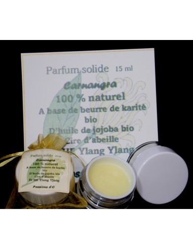 parfum solide à l'absolue de Ylang Ylang