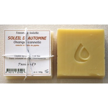 Savon Soleil orange cannelle