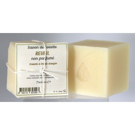 Savon artisanal  à l'argan 100 % végétal