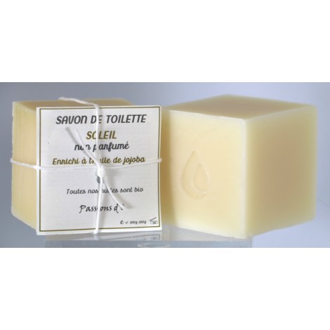 Artisanal soap with jojoba, without preservatives, without coloring and without fragrance