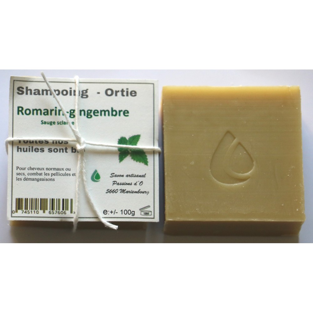 Shampoing Ortie Romarin gingembre Passions d'O