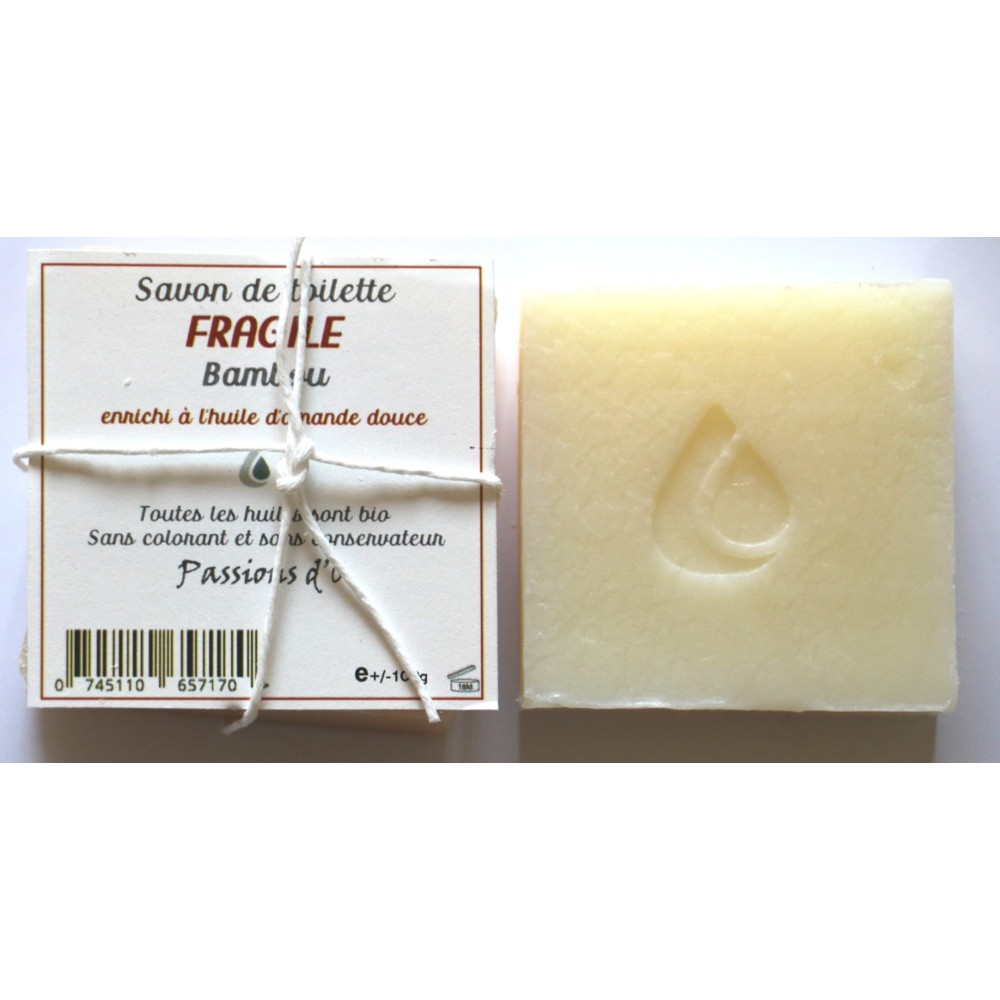 Savon de toilette Fragile Bambou Passions d'O
