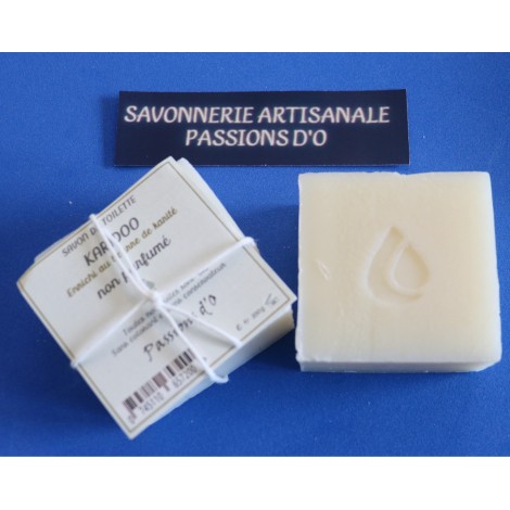 Savon artisanal sans parfum Karidoo pour peau sèche et sensible