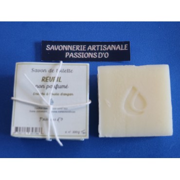 Savon artisanal  à l'argan 100 % végétal