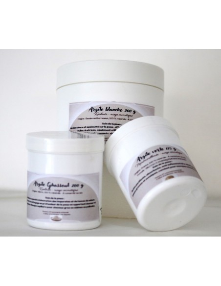 Argile de kaolin blanche en poudre