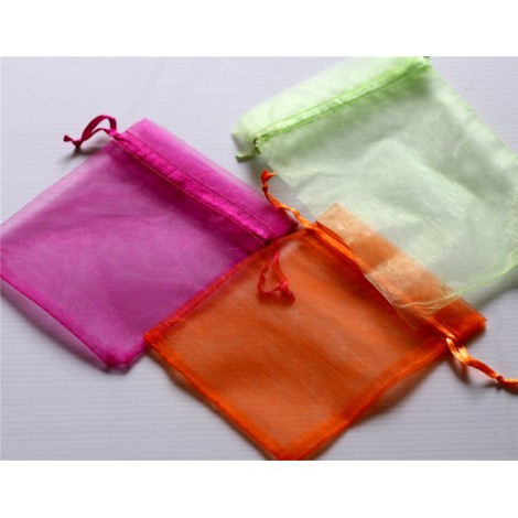 100 organza-zakjes van 5 x 7 cm