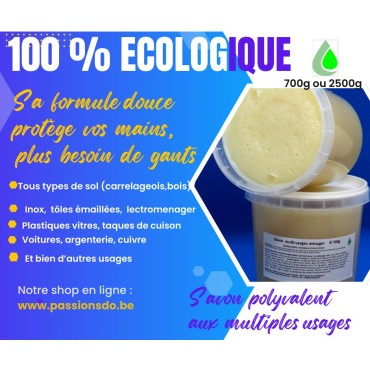 Sapone Naturale Polivalente per Casa e Benessere | 100% Biodegradabile | Sgrassante Efficace | Modalità d'Uso Facile