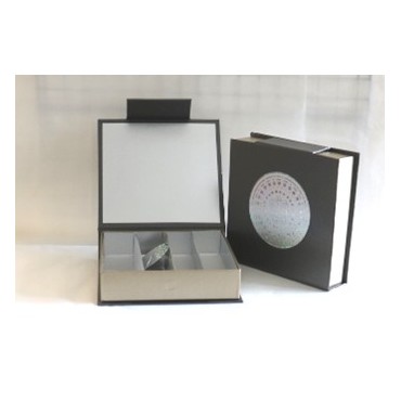 grey and bronze praline box