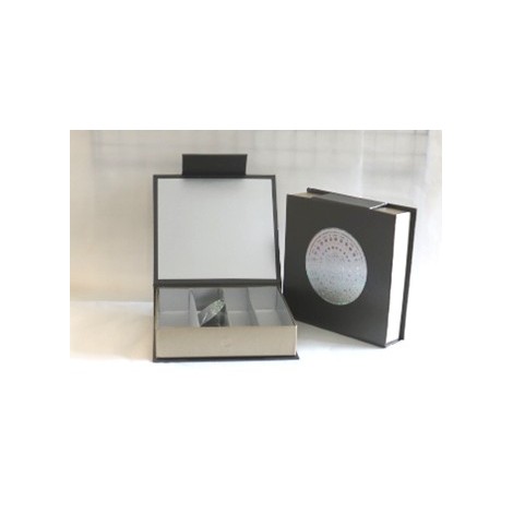 grey and bronze praline box
