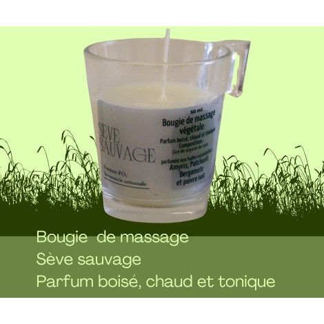 Bougie Artisanale en Cire de Coco et Soja Bio - Senteur Boisée et Relaxante Bougie Artisanale en Cire de Coco et Soja Bio - Senteur Boisée et Relaxante