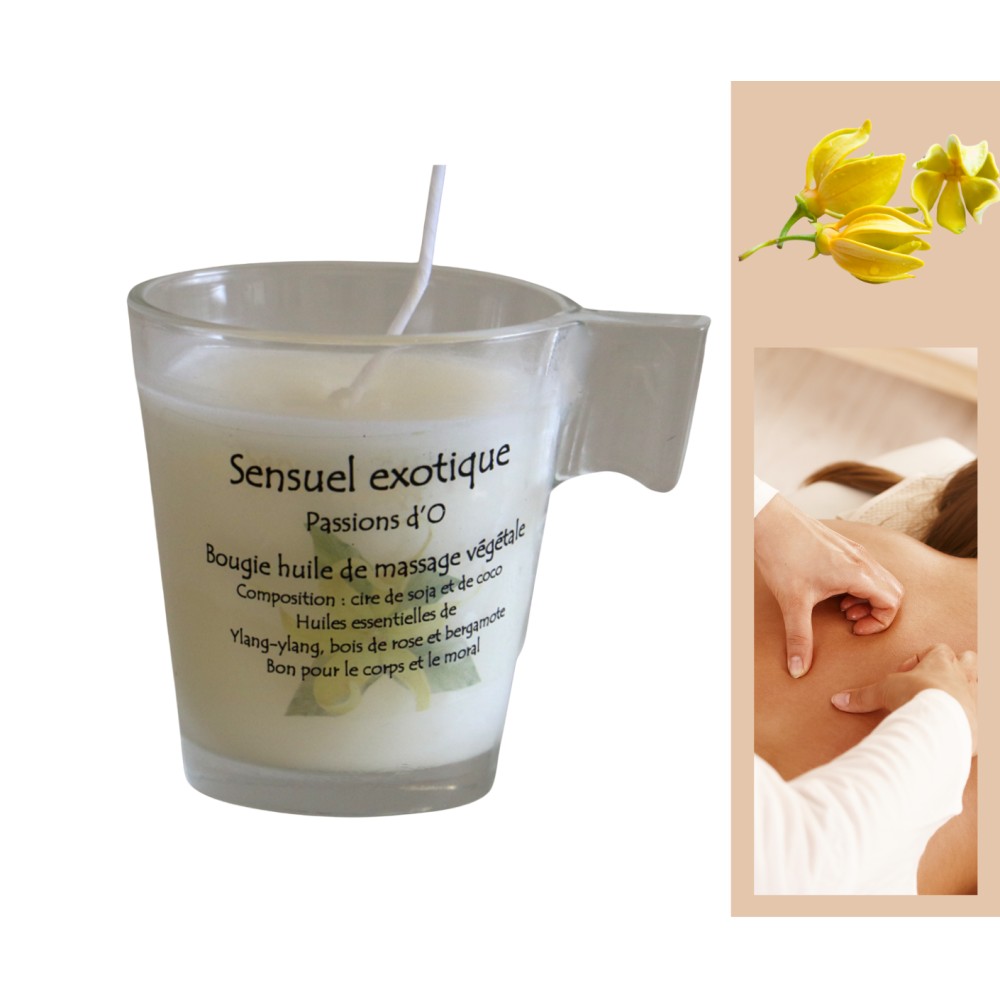 Bougie de massage au Ylang-Ylang