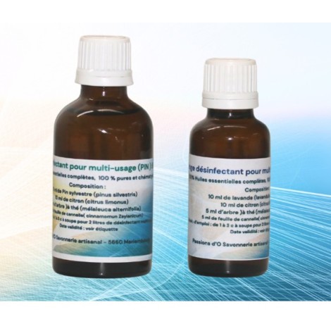 Blend of essential oils for disinfectant and multi-purpose cleaner