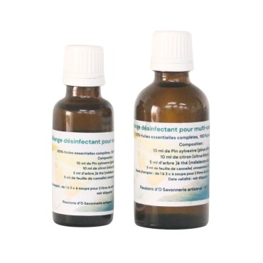 Blend of essential oils for disinfectant and multi-purpose cleaner