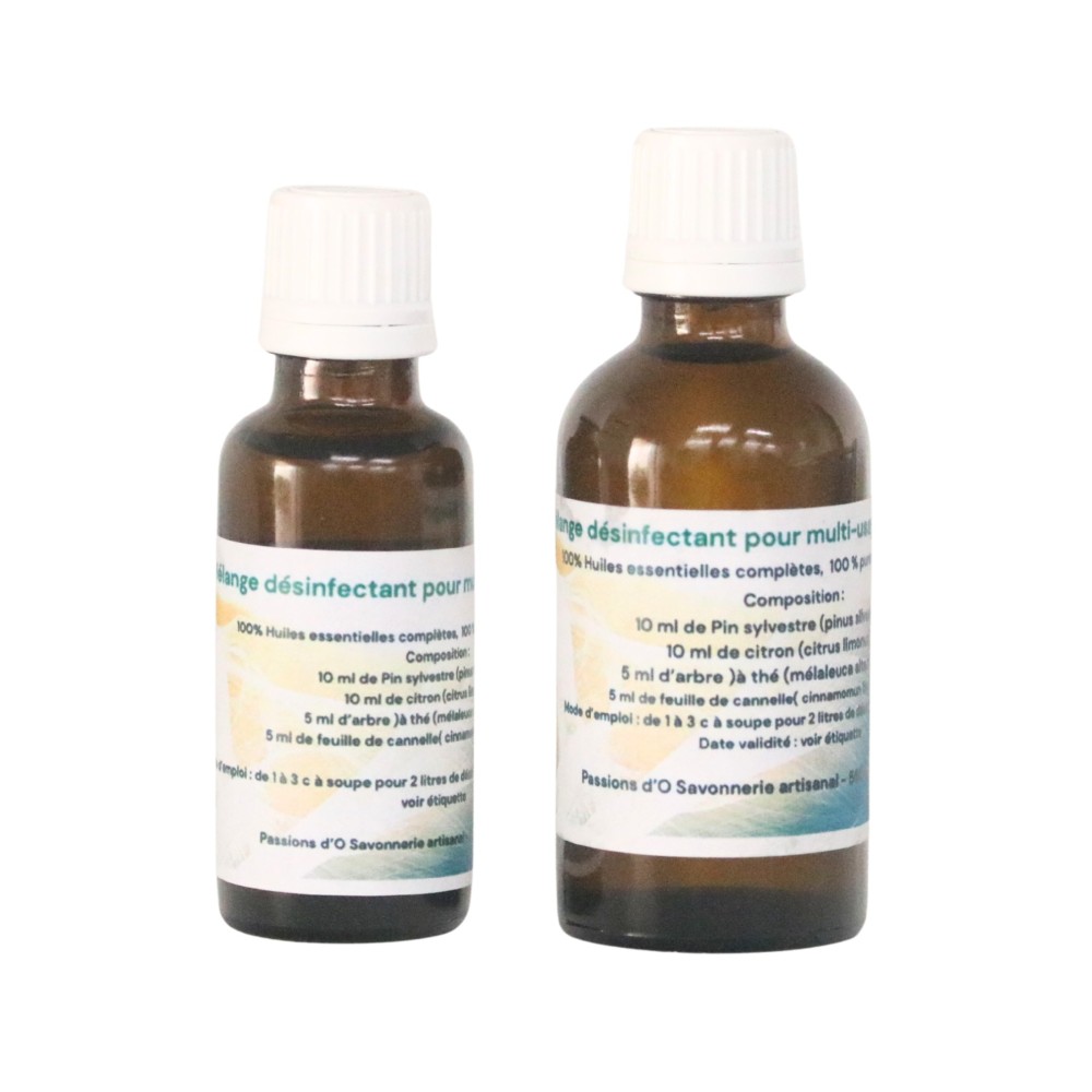 mélange d'huiles essentielles pour fabriquer son produit multi-usages