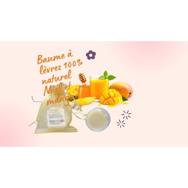 baume à lèvres 100 % naturel