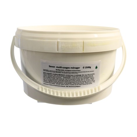 Savon Naturel Polyvalent pour Maison et Bien-être | 100% Biodégradable | Dégraissant Efficace | Mode d'Emploi Facile