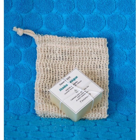 sac en fibre naturelle pour savon