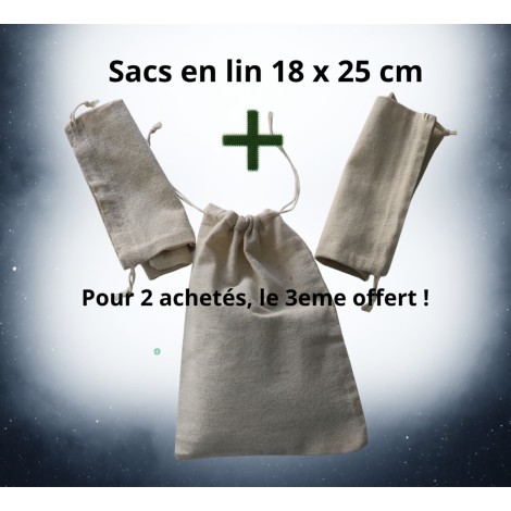 Promoción 3 bolsas de lino por 4,00€
