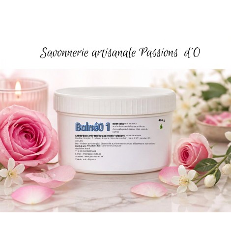 Sel de baño antiestrés Balnéo n°1 500g - Relajación y bienestar en su baño