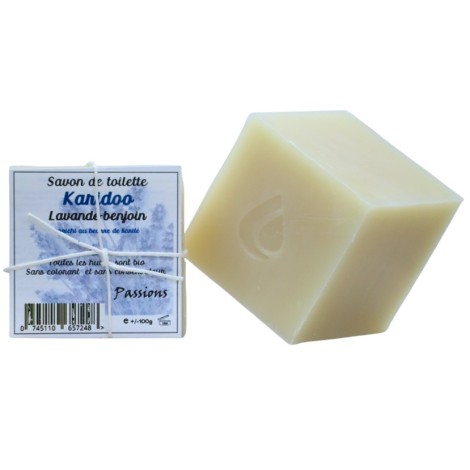 Sabonete de karité perfumado com lavanda e benjoim