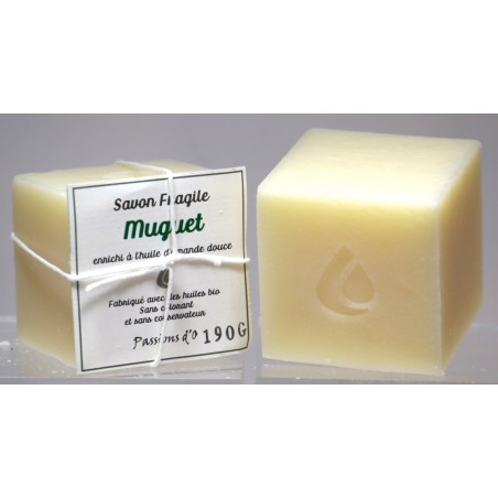 savon artisanal  parfumé au muguet