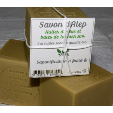 Aleppo SOAP Bay of Laurier 20%