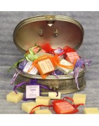 Petits cadeaux très appréciés dans les chambres d'hôtes ou lors d'un mariage ou un baptême.